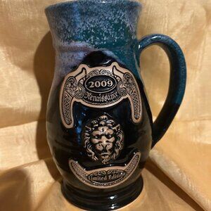 2009 Renaissance  Festival Stein limited edition  # on bottom  8.5in tall